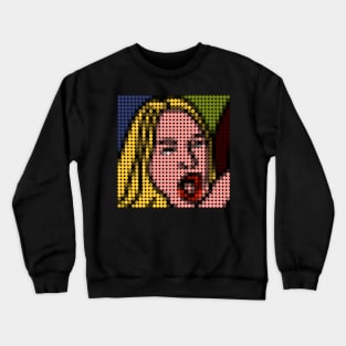 Woman Yelling at Cat Meme Dotty and Artsy Crewneck Sweatshirt